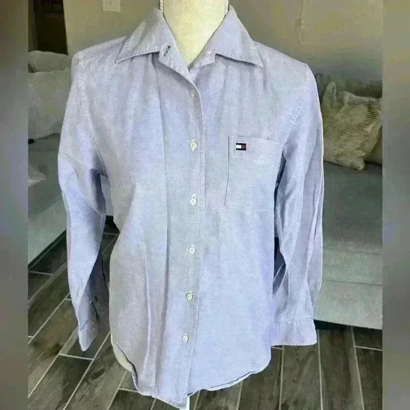 Tommy Hilfiger women’s button-down - size 4 - Picture 1 of 8